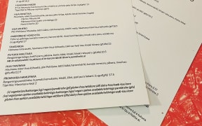Modaks Espresso's menue in te reo Māori.