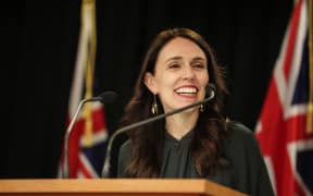 Prime Minister Jacinda Ardern addresses media at a post-Cabinet briefing 17 September..