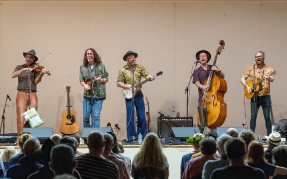 Gerry Paul and his bluegrass band T-Bone