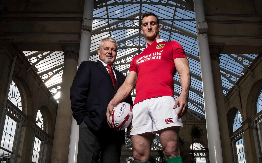 Lions coach Warren Gatland and captain Sam Warburton