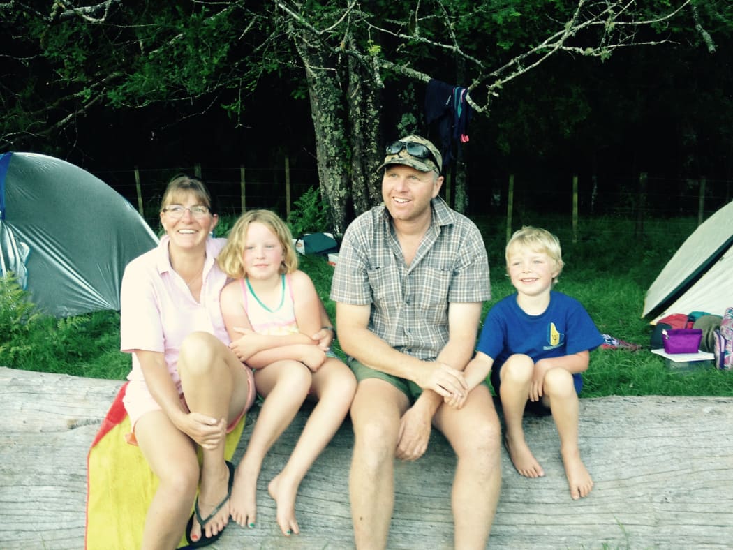 Danielle Hawkins and her family