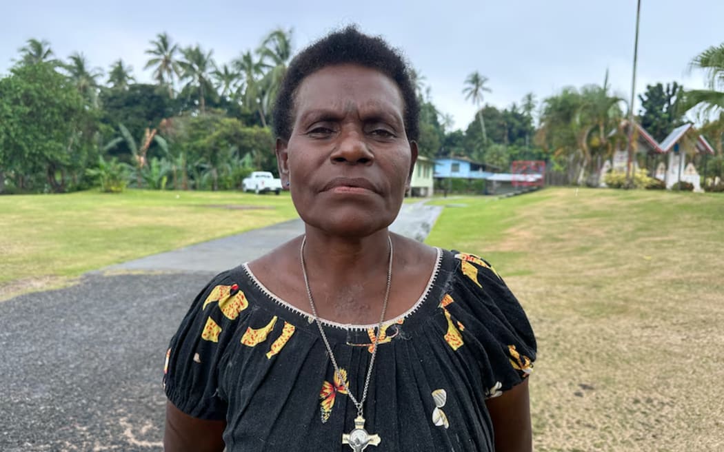 Judith Funmat says she is happy to be at the canonisation because she is "following the footsteps of Torot". (ABC News)