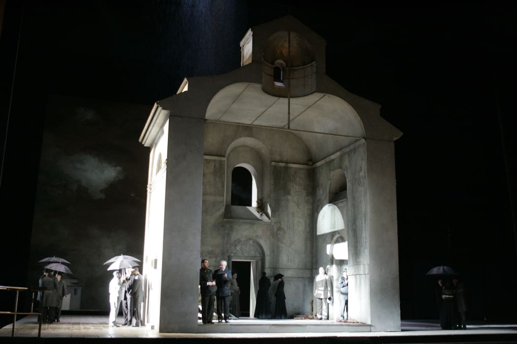 A scene from Káťa Kabanová at The Met