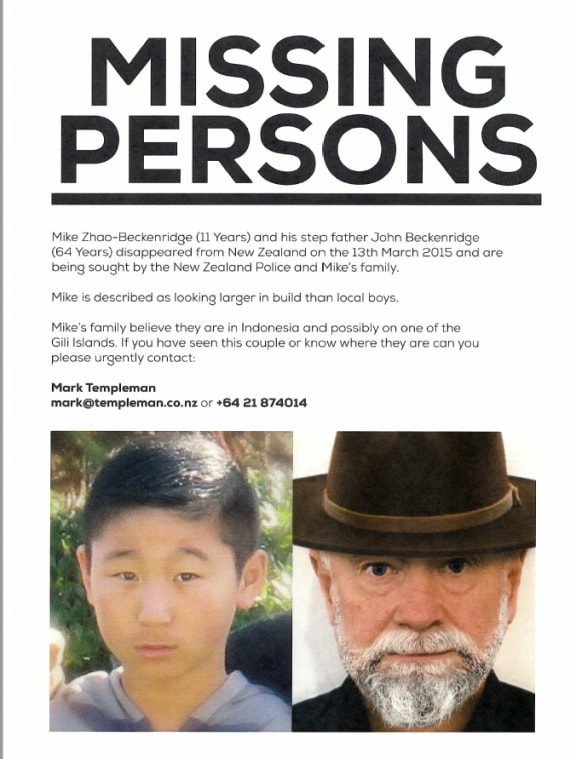 Poster of Mike Zhou-Beckenridge and John Beckenridge