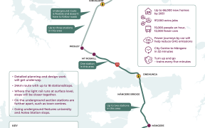 Light Rail Map - Auckland