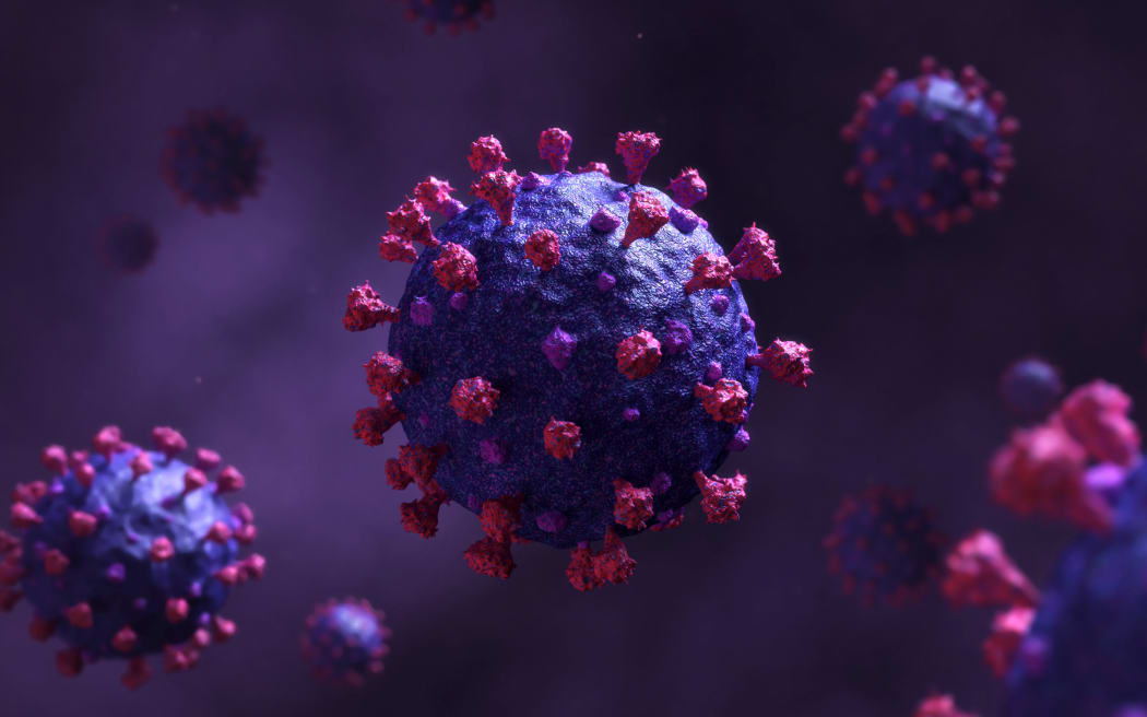 Covid-19 corona virus macro 3d illustration