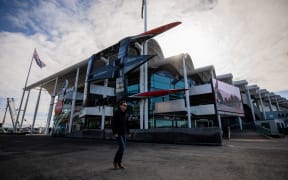 Team New Zealand base at Auckland viaduct for America's Cup