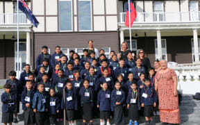 Naenae Primary School’s Samoan bilingual unit were invited to Government House to welcome Samoa's Head of State, O le Ao o le Malo, Tuimaleali'ifano Va'aleto'a Sualauvi II during an official visit to Aotearoa in May, 2024.
