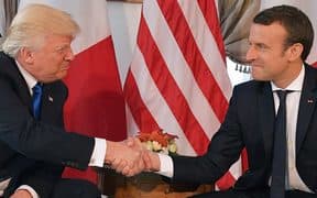 macron trump