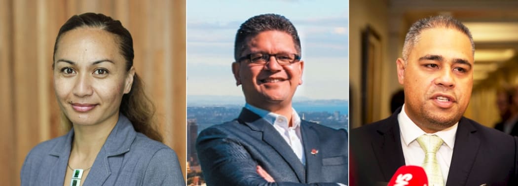 Marama Davidson (Greens), Shane Taurima (Māori), Peeni Henare (Labour)