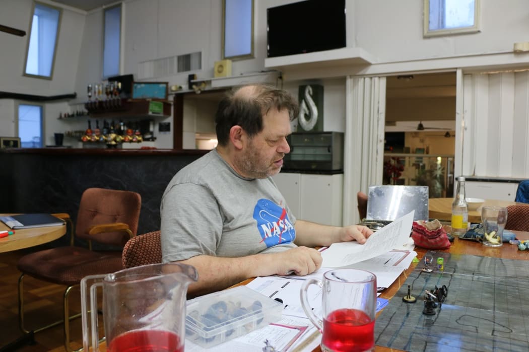 The gamemaster at work