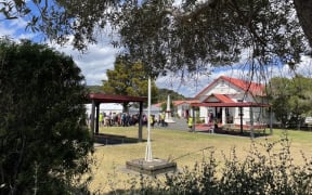 Labour MPs welcomed onto Te Tii marae on 2 February.