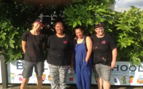 The Fresh Desk cleaning company staff, from left, Caroline, Helen, Krissie and Nicole.