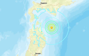 An earthquake with a preliminary magnitude of 6.7 hit Japan's northeastern region on Friday.
