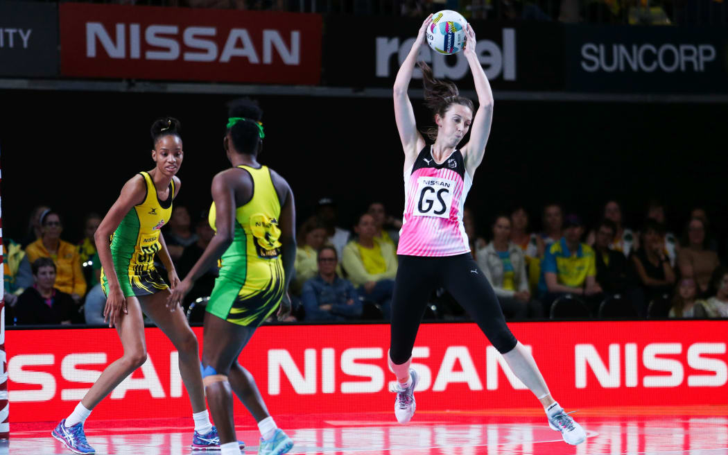 Silver Ferns Bailey Mes at World Fast Five 2018