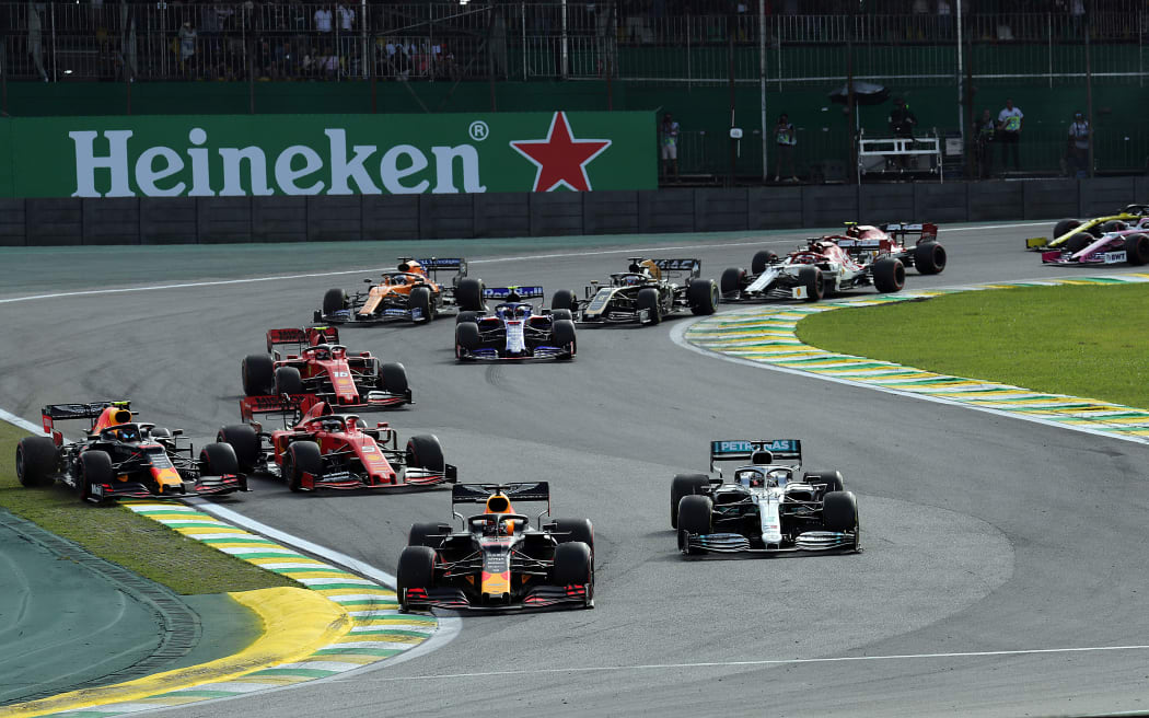 Max Verstappen led throughout at the Sao Paulo Grand Prix.