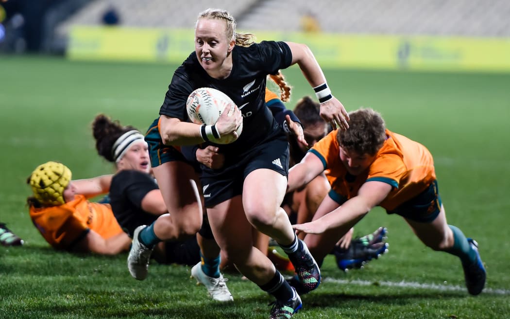 Kendra Cocksedge of the Black Ferns