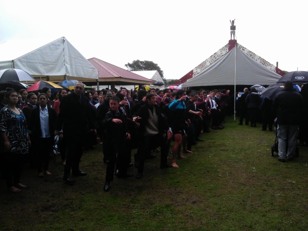Groups began arriving at  Hauiti Marae on Wednesday for the tangi.