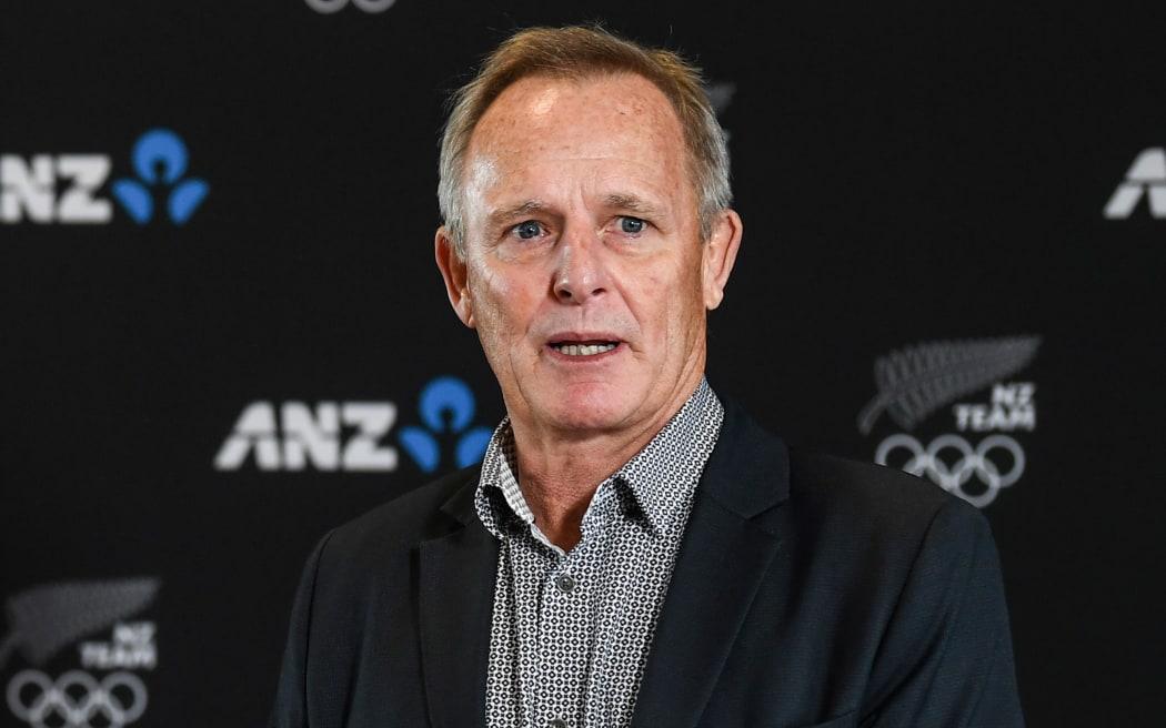 Yachting NZ CEO David Abercrombie speaks at the announcement for the sailing team to Tokyo 2021 Olympics. 
© image by Andrew Cornaga / www.photosport.nz