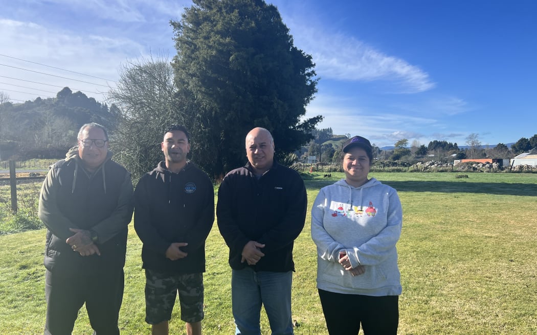Tame Tūwhangai, Hemi Turu, Robert Johnathon, and Marukore Sulfa-Morgan
