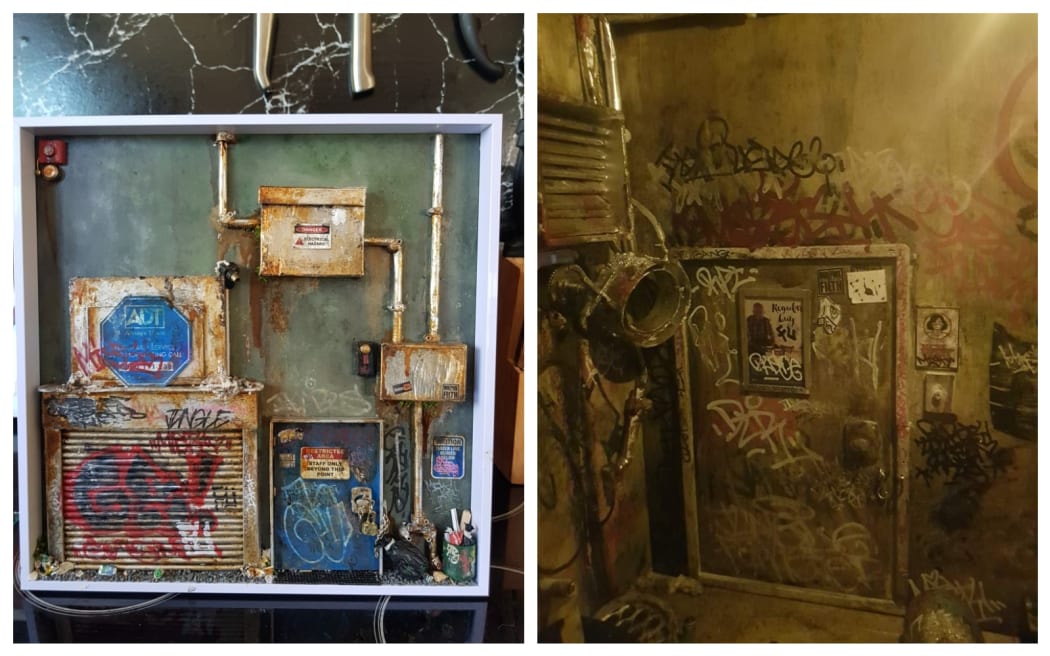 Graffiti artist Nick Tam's 'Something from Nothing' is exhibiting at New Plymouth's Koru on Devon Gallery.