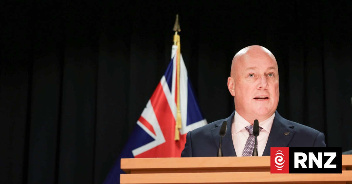 Prime Minister Christopher Luxon speaks after meeting with Cabinet