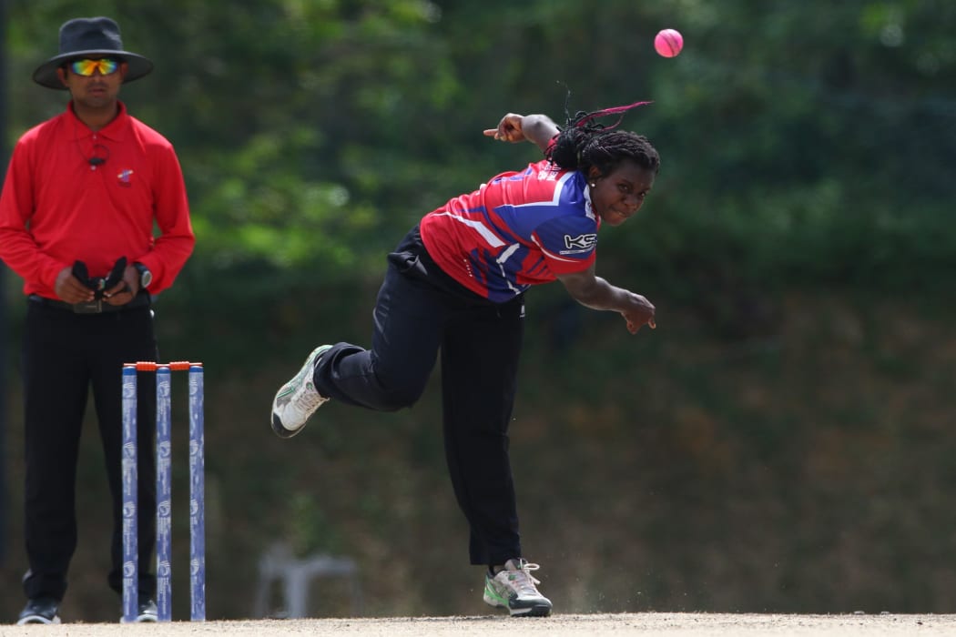 The Vanuatu spin wizard Nasimana Navaika in action in Malaysia.
