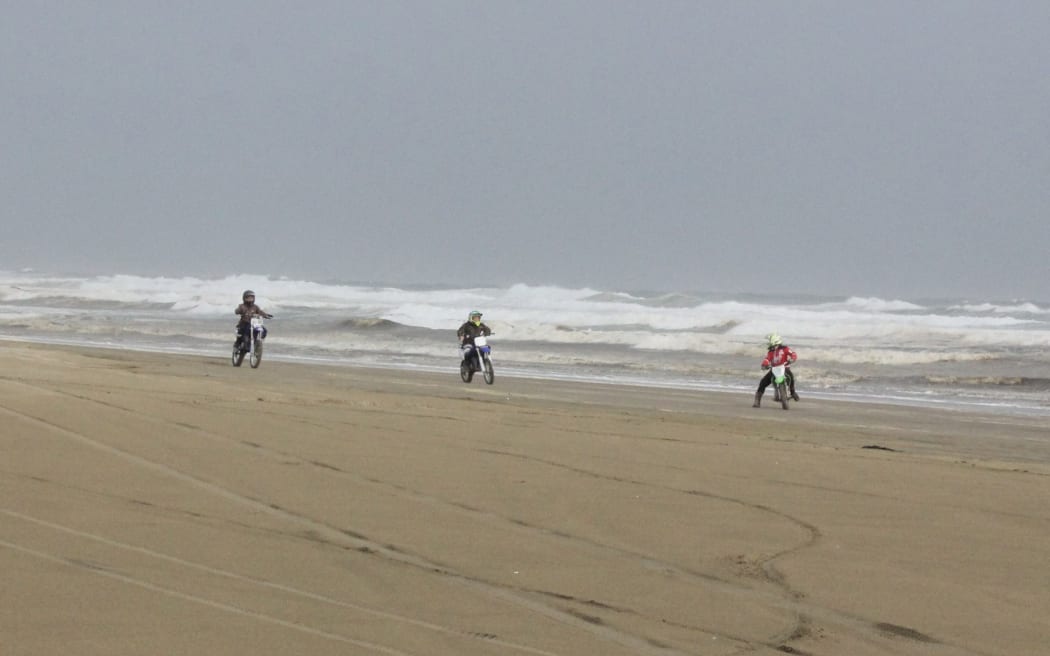 Motorbikes racing up and down Ripirō Beach are a constant fixture.