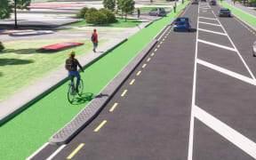 Proposed cycleway.