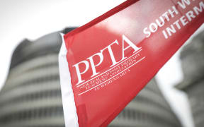 PPTA aanounced today that they will take strike action next year. PPTA president Jack Boyle and vice president Melanie Webber.