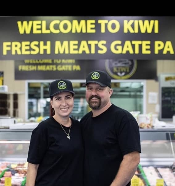 Debbie and Jason Pears from Kiwi Fresh Meats.