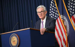 US Federal Reserve chairman Jerome Powell holds a press conference in Washington, DC, on September 18, 2024. The US Federal Reserve cut its key lending rate by half a percentage-point Wednesday in its first reduction since the pandemic, sharply lowering borrowing costs shortly before November’s presidential election. (Photo by Mandel NGAN / AFP)
