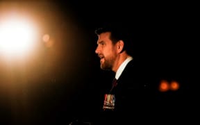 File photo of Ben-Roberts Smith VC at the 2017 Anzac Dawn Service.