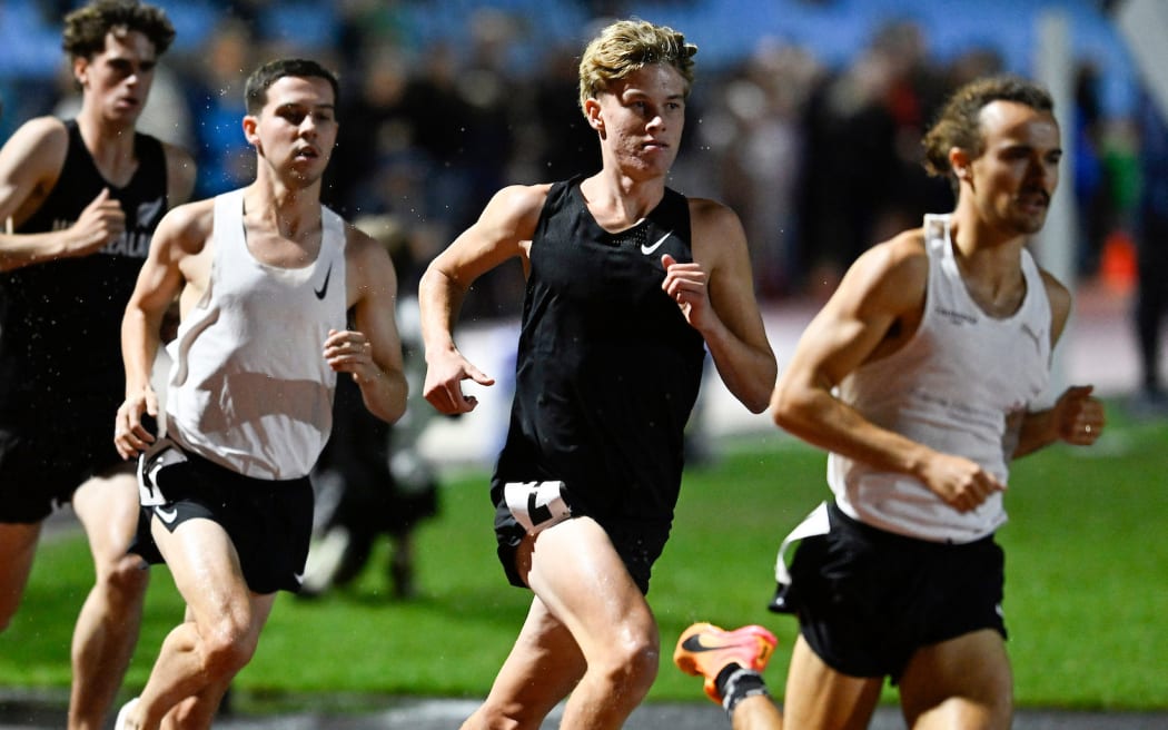 Sam Ruthe becomes the youngest person ever to break the magic four-minute mile barrier.