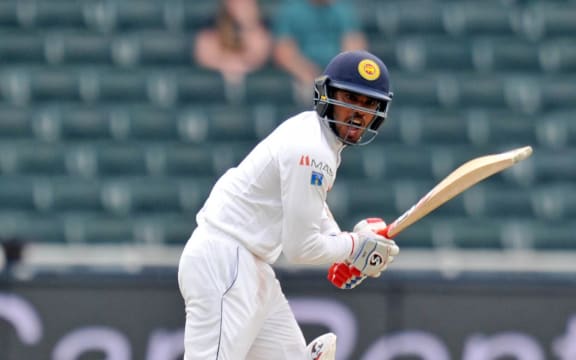 Dhananjaya de Silva of Sri Lanka