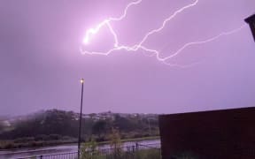MetService says 30,000 lightning strikes hit the country yesterday.
