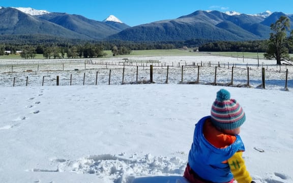 Snow at Lewis Pass Monday 9 August 2021