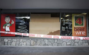 The 4Square on the main road in Kaikoura remains closed.