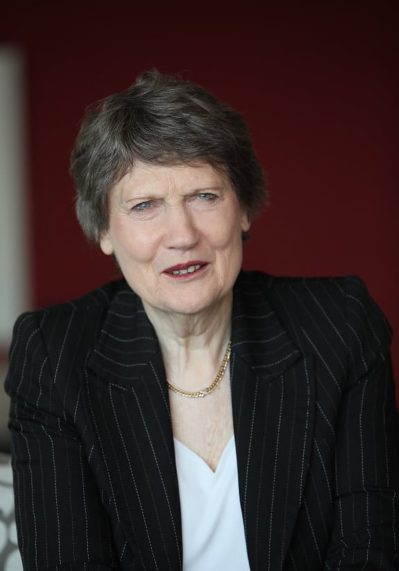 File photo: Former Prime Minister Helen Clark speaks during an interview at the 21st Flying Broom International Women's Film Festival in Ankara, Turkey