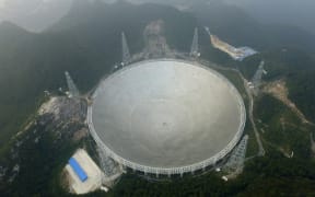 The Five Hundred Metre Aperture Spherical Telescope in China.