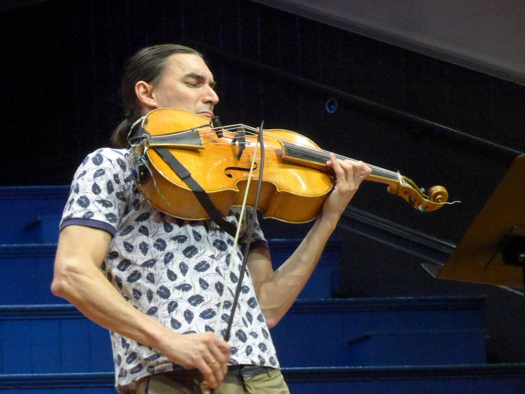 Sergey Malov performing on his violoncello da spalla