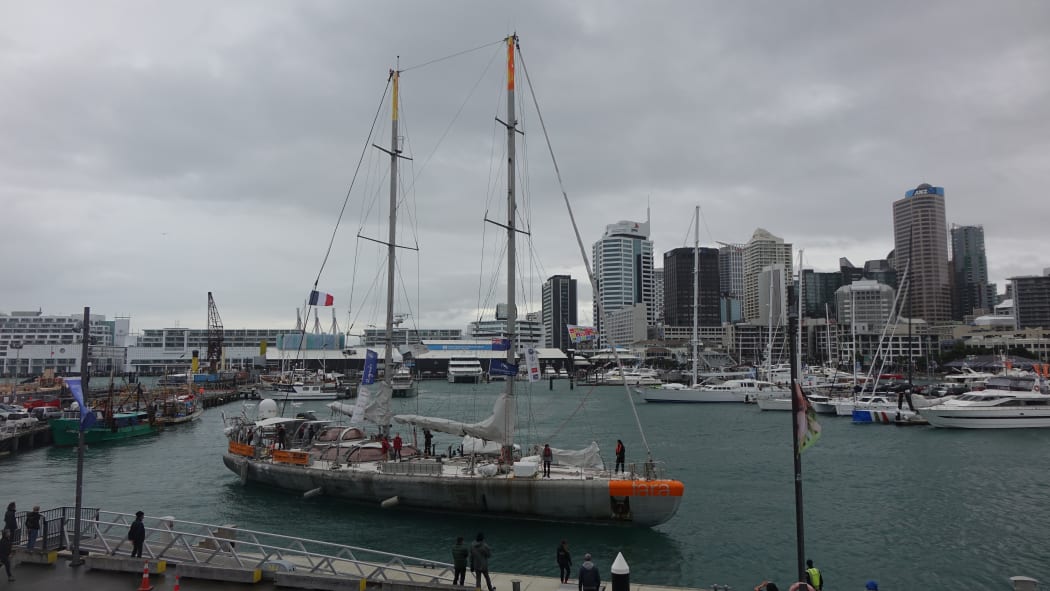 Members of the public will get the chance to go on board Sir Peter Blake's boat over the next few days as it returns to New Zealand for the first time in 16 years.