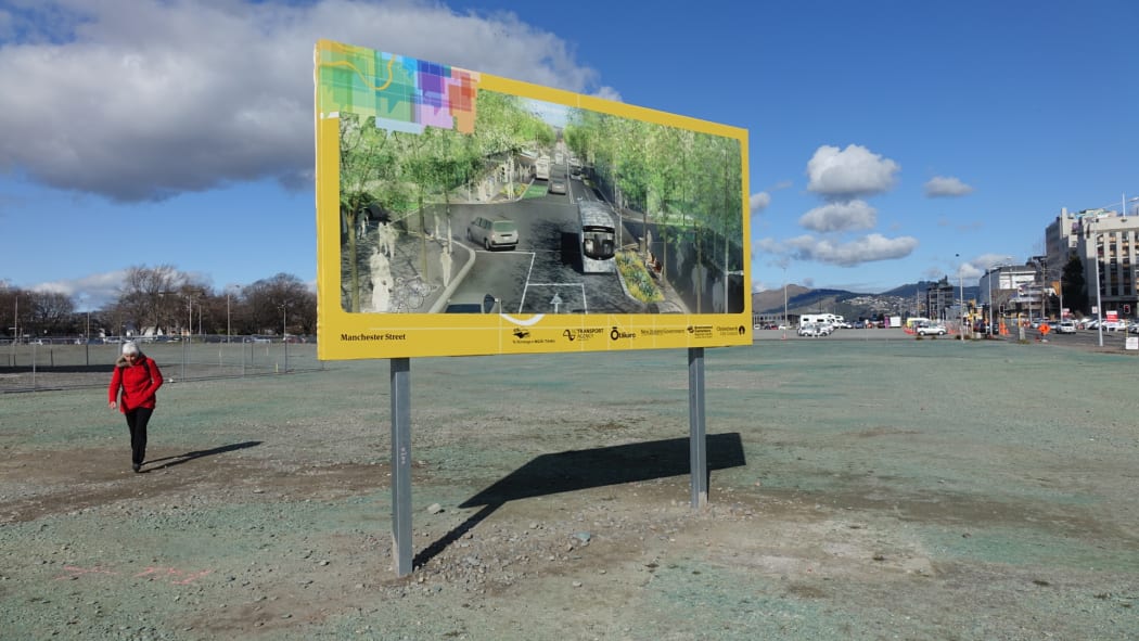 The site for a planned a network of multi-million-dollar apartments in central Christchurch.