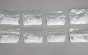 Meth in plastic bags