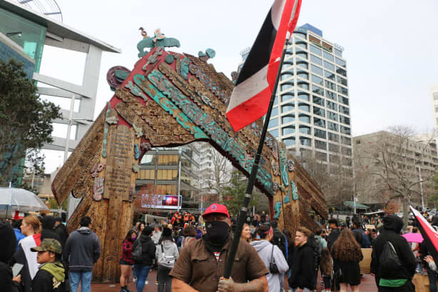 Photo essay: Thousands march in solidarity with Black Lives Matter | RNZ