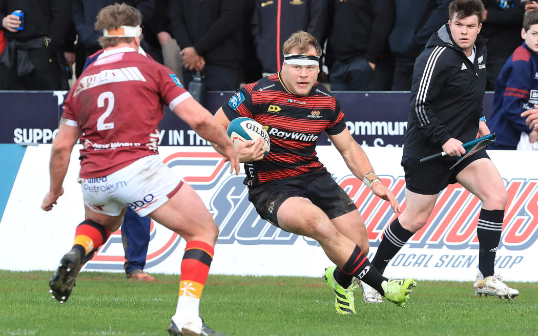 George Bell of Canterbury against the Southland Stags in the Ranfurly Shield