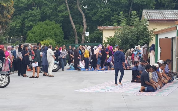 People at the mosque in Tauranga