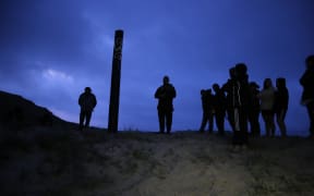 A special dawn ceremony was held this week and the pou are now standing again after being restored.