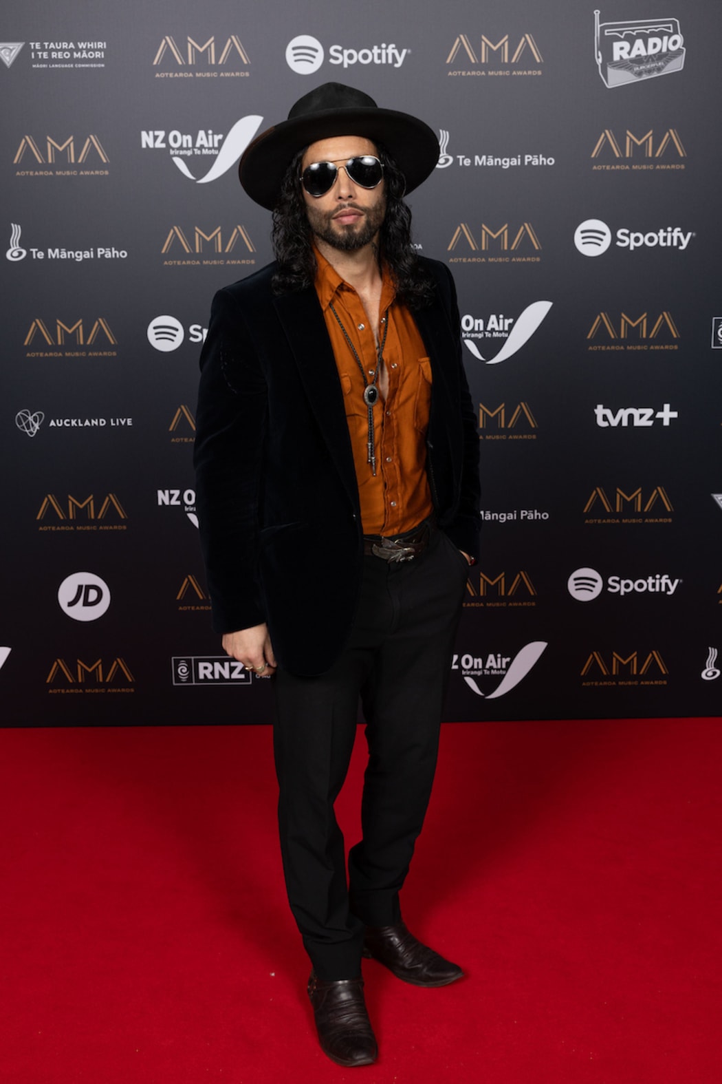 Matt Joe Gow at the Aotearoa Music Awards on 30 May, 2024.