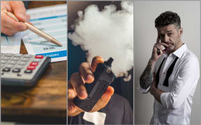 Three images: interest rates, vaping, Masterchef judge Jock Zonfrillo